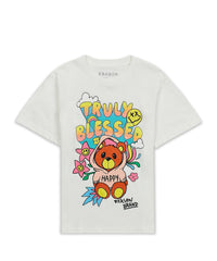 Kids Money Bear Truly Blessed Tee - White