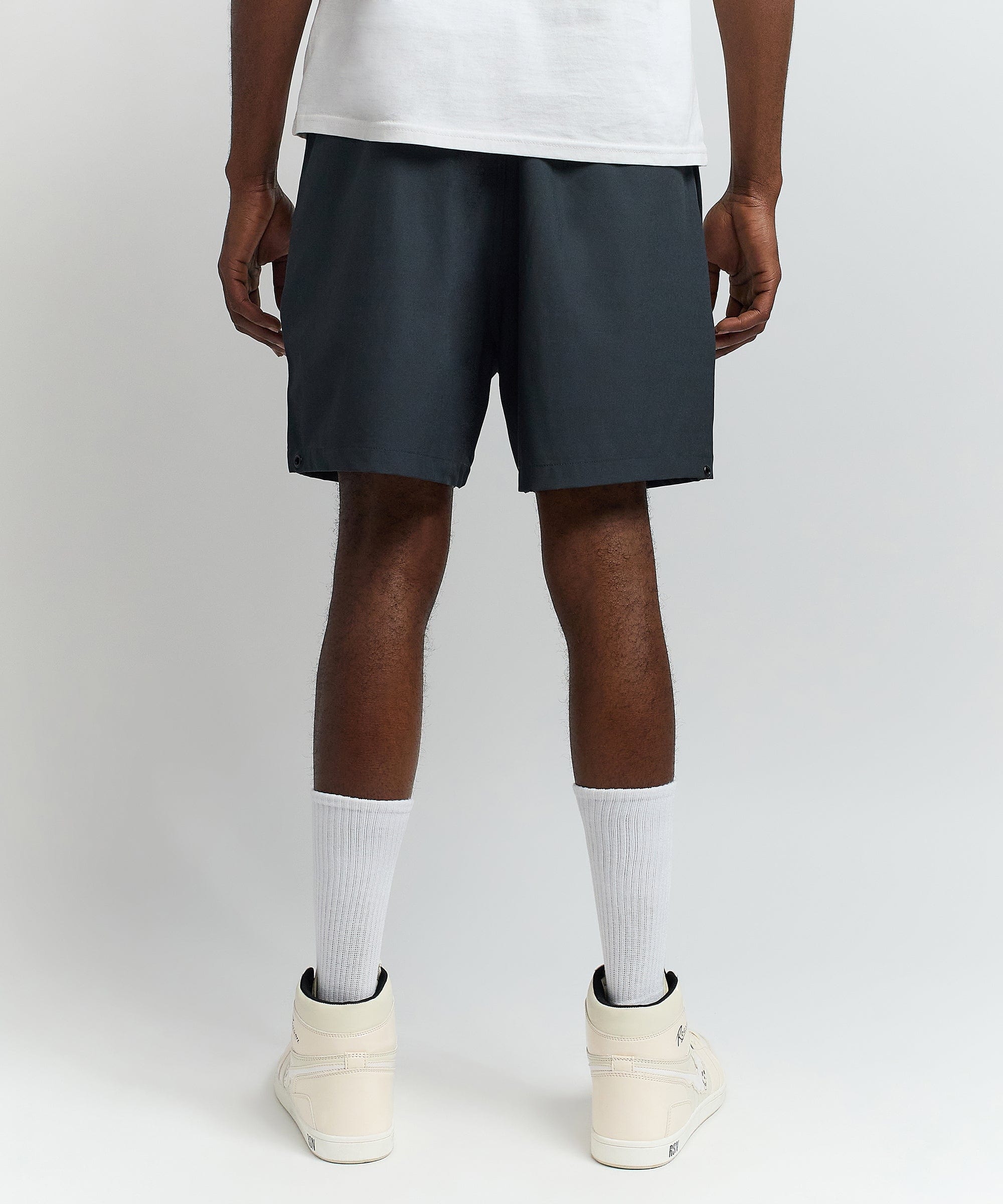 Goat Utility Stretch Tech Nylon Cargo Shorts - Charcoal